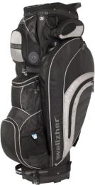 Wellzher Blake Golf Bag (Black/Silver)