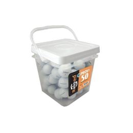 50 Ball Bucket of PROV1/PROV1X Recycled Golf Balls Case Pack 4