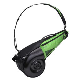 Wellzher Nautilus Driving Range Sunday Bag (Color: Black/Green)