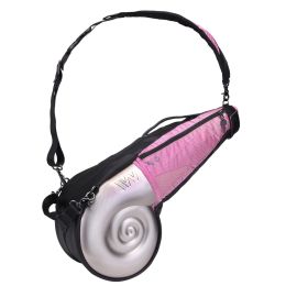 Wellzher Nautilus Driving Range Sunday Bag (Color: Silver/Pink)