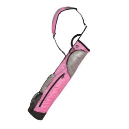 Wellzher 0.9 Sunday V2 Carry Golf Bag (Color: Pink/Silver)