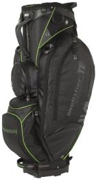 Wellzher T.E. Cart Golf Bag (Color: Black/Green)