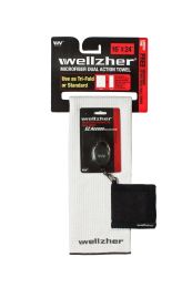 Wellzher Premium Microfiber Dual Action Golf Towel 16""x24"" with Free Retractable Golf Ball Towel (Color: White)